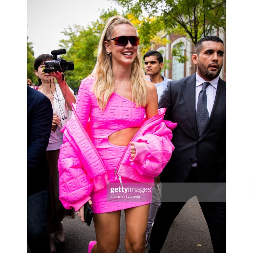 NWT Fendi x Nicki Minaj capsule collection pink dress 40 4 - Picture 5 of 15